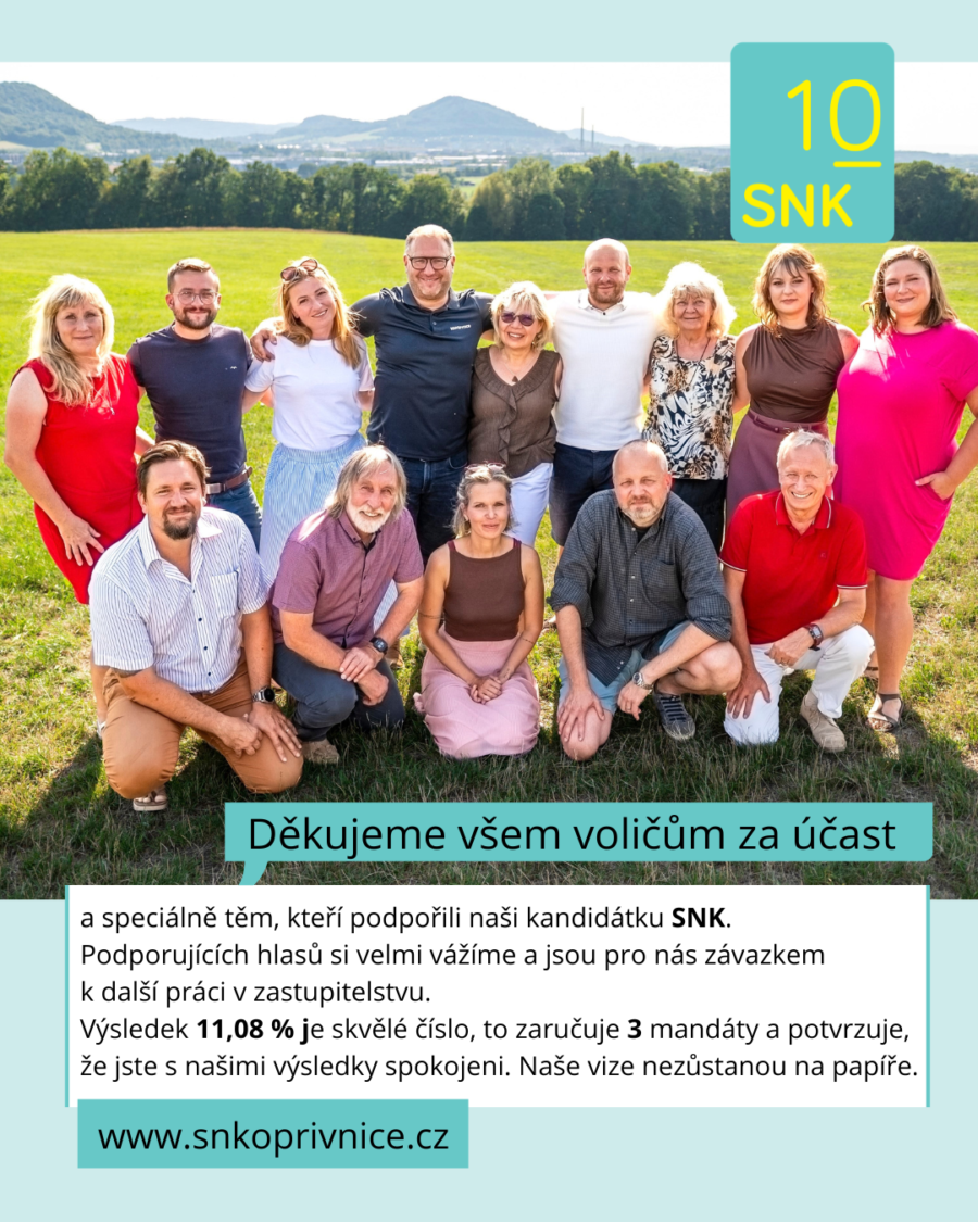 Děkujeme všem voličům za účast v komunálních volbách 2026.